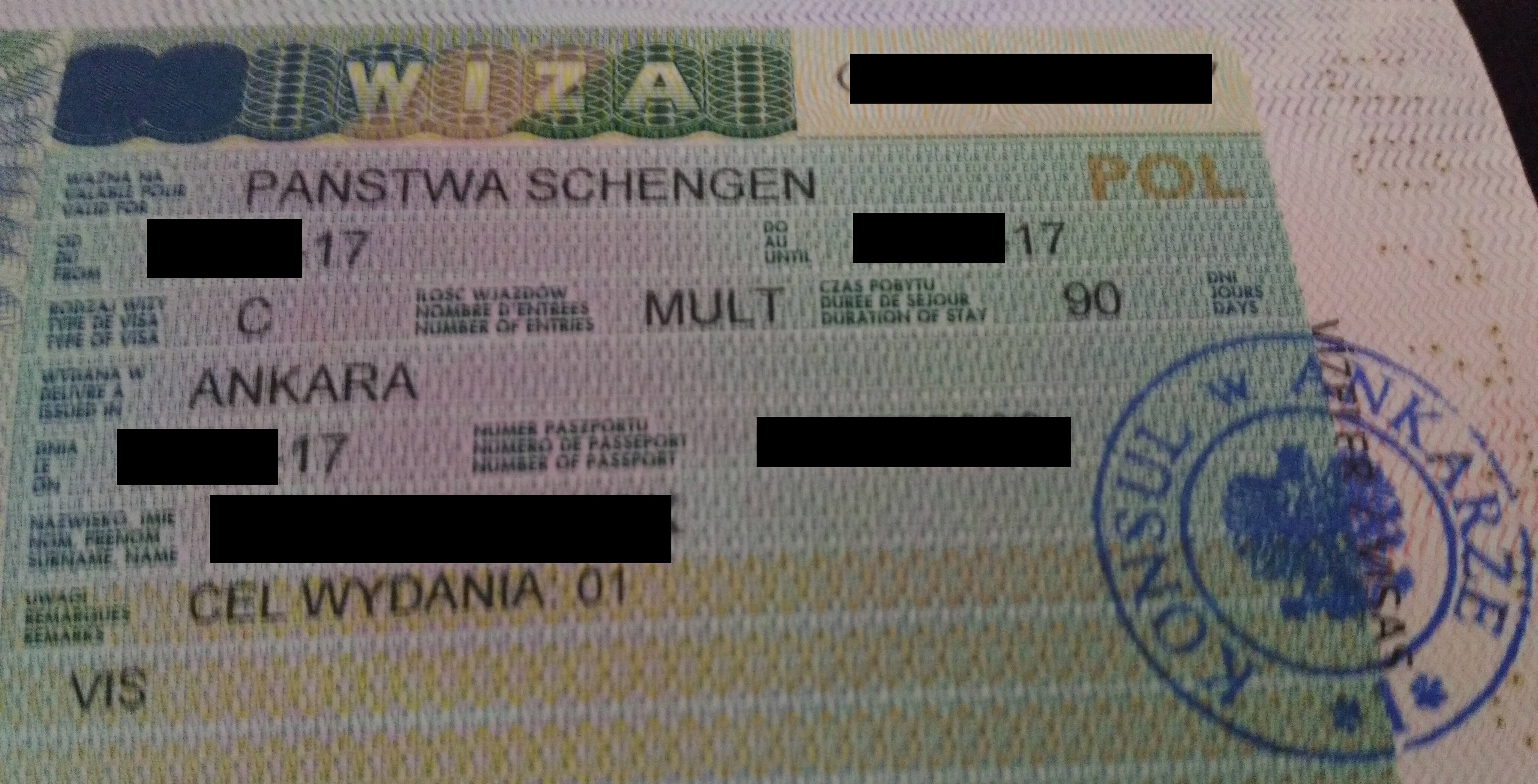 Polonya kapıda vize
