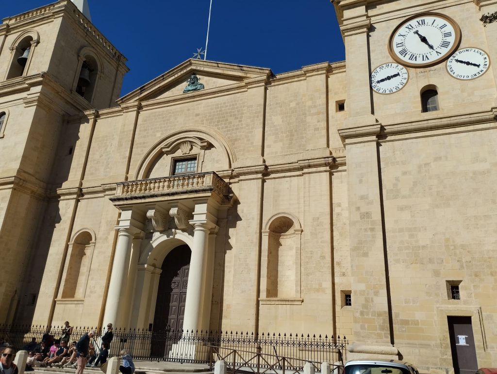 St. John's Co-Cathedral'in dış cephesi, Valletta, Malta