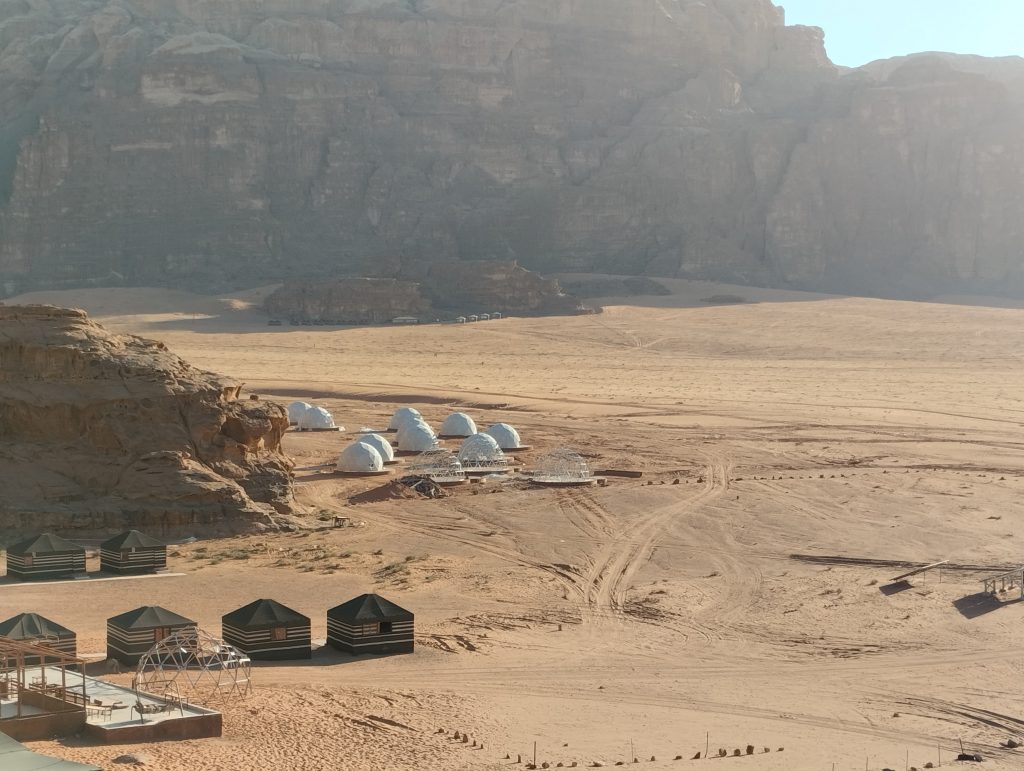 Çadır ve balon tesisleri, Wadi Rumi, Ürdün