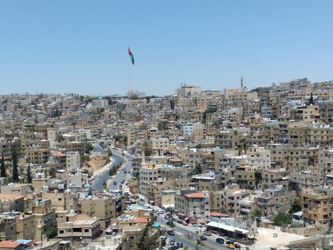 Amman Kalesi'nden Amman manzarası