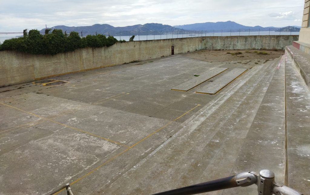 Hapishane Avlusu (Recreation Yard), Alcatraz, San Francisco