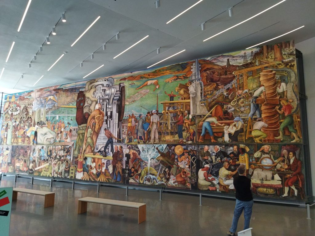 Pan American Unity, Diego Rivera, SFMOMA, San Francisco
