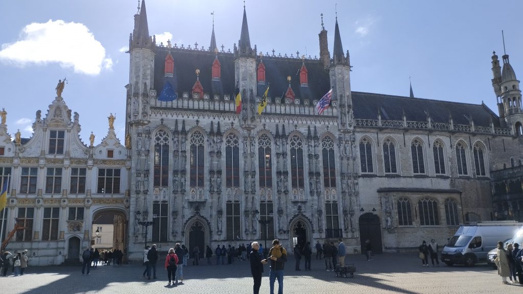 Belediye Binası (Stadhuis), Brugge, Belçika