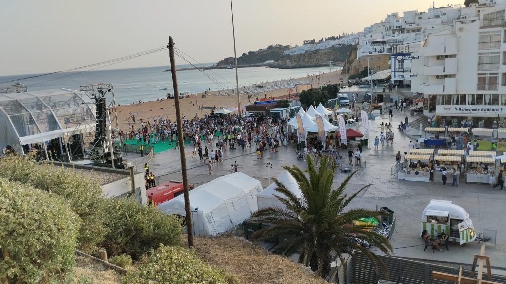 Albufeira'da müzik festivali, Albufeira, Portekiz