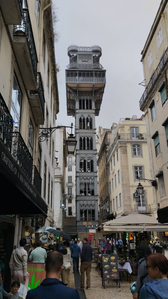 Santa Justa Asansörü, Lizbon, Portekiz