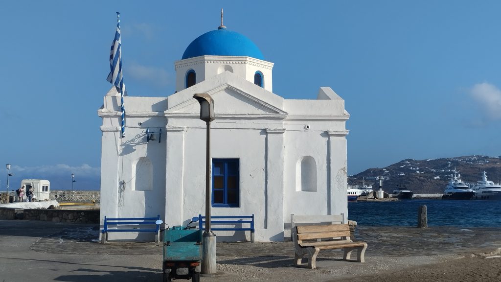 Aya Nikolaos Kilisesi, Mikonos, Yunanistan