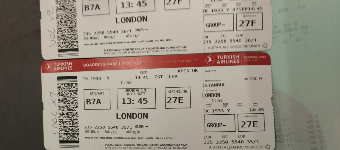 Overbooking biniş kartları