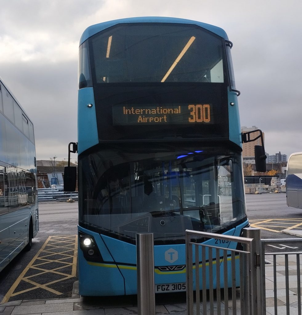 Belfast Uluslararası Havaalanı Otobüsü, Belfast, Kuzey İrlanda