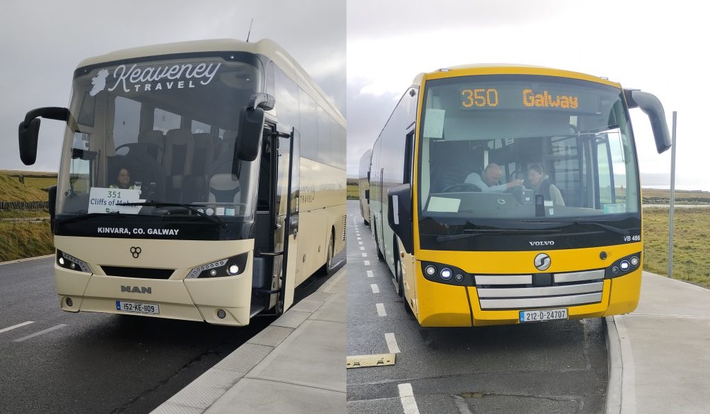 350 ve 351 numaralı otobüsler, Cliffs of Moher, İrlanda