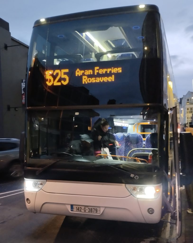 Galway - Rossaveel otobüsü, Galway, İrlanda