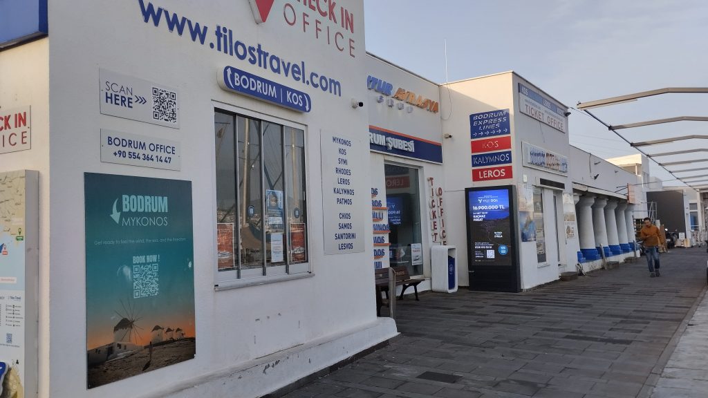 Bodrum Kos gemi firmaları, Bodrum, Muğla