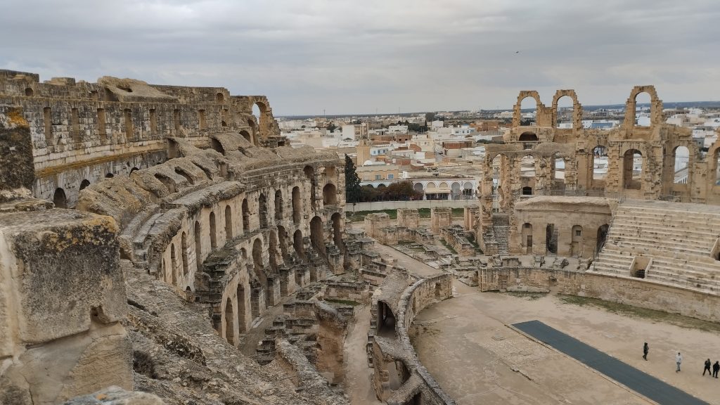 El Jem Amfitiyatro tribünleri, El Jem, Tunus