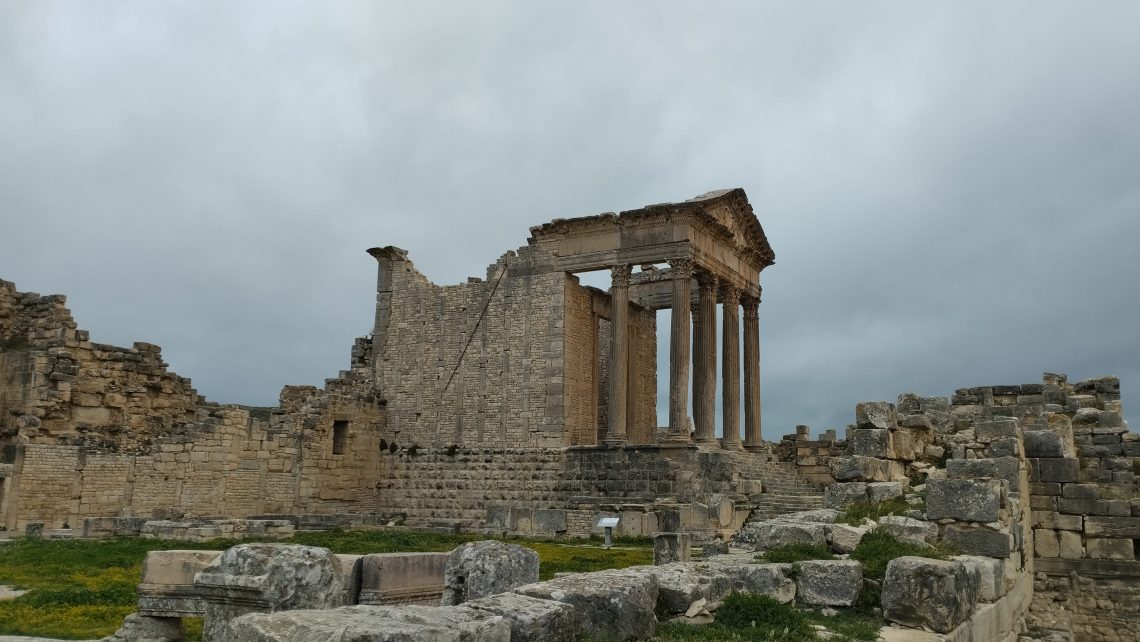 Dougga Capitol binası, Tunus