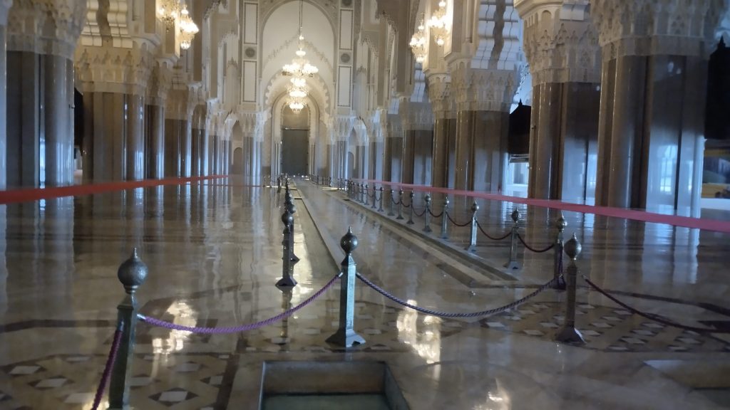 II. Hasan Camii içi, Kazablanka, Fas