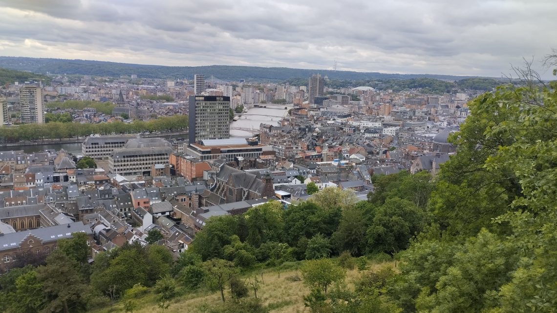 Citadelle'den şehir manzarası, Liège, Belçika