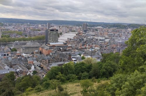 Citadelle'den şehir manzarası, Liège, Belçika